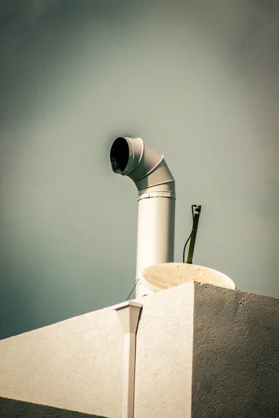 Vista Fachada Edifício Moderno Nas Ruas Tel Aviv Israel — Fotografia de Stock