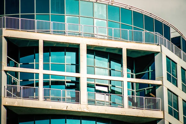 Vista Fachada Edificio Moderno Las Calles Tel Aviv Israel — Foto de Stock