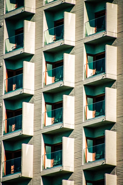 Vue Façade Bâtiment Moderne Dans Les Rues Tel Aviv Israël — Photo