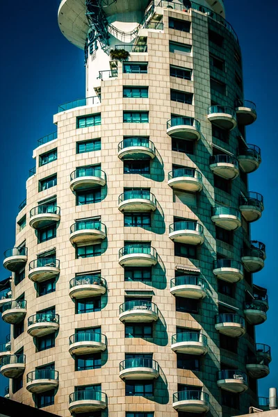 View Facade Modern Building Streets Tel Aviv Israel — Stock Photo, Image