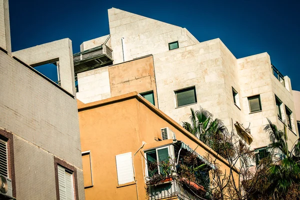 View Facade Modern Building Streets Tel Aviv Israel — Stock Photo, Image