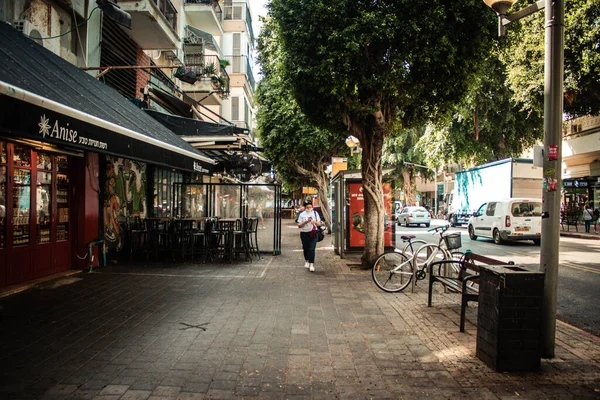 Tel Aviv Srail Eylül 2020 Coronavirus Tan Korunmak Için Yüzü — Stok fotoğraf