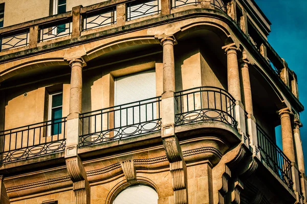 Vista Fachada Edificio Centro Histórico Reims Francia — Foto de Stock