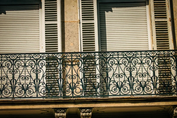 Vista Fachada Edificio Centro Histórico Reims Francia — Foto de Stock