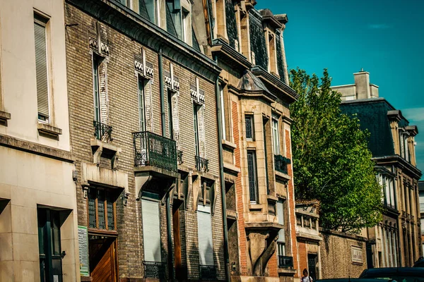 Vista Fachada Edificio Centro Histórico Reims Francia — Foto de Stock