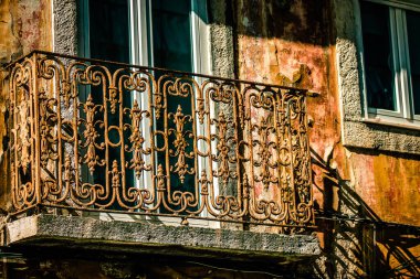 Lizbon şehir merkezindeki bir binanın dış görünüşü Portekiz 'de