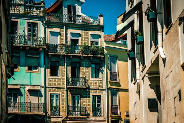 Vista Fachada Edificio Centro Lisboa Portugal — Foto de Stock