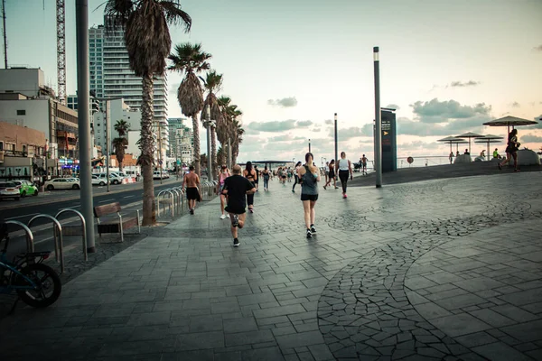 Tel Aviv Israel Octubre 2020 Vista Personas Identificadas Sin Máscara — Foto de Stock