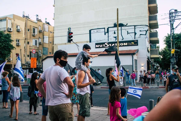 2018 Tel Aviv Israel October 2020 View Unidentified Israeli People — 스톡 사진