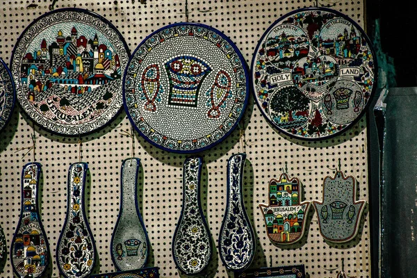 Closeup Item Decorativo Vendido Uma Loja Souvenirs Para Turistas Centro — Fotografia de Stock