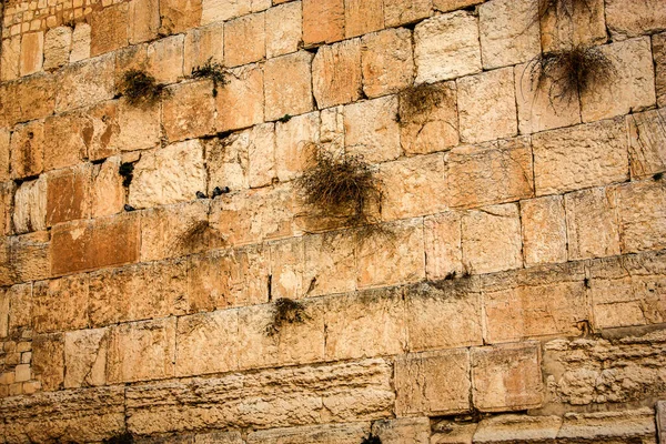 Close Van Western Wall Klaagmuur Vaak Afgekort Tot Kotel Meest — Stockfoto