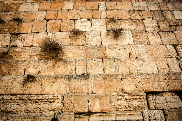 Close up of The Western Wall, Wailing Wall, often shortened to The Kotel is the most religious site in the world for the Jewish people, located in the Old City of Jerusalem