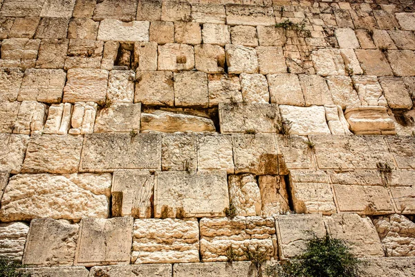 Close up of The Western Wall, Wailing Wall, often shortened to The Kotel is the most religious site in the world for the Jewish people, located in the Old City of Jerusalem