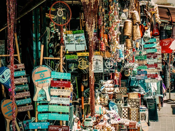 Primer Plano Artículos Decorativos Vendidos Una Tienda Recuerdos Para Turistas — Foto de Stock