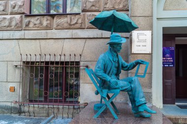 Kharkiv, Ukrayna, 3 Eylül 2025 Cityscape ve Harkiv sokakları, Ukrayna sınırına yakın. Şehir savaş bölgelerine çok yakın ve her gün Rus İHA 'ları ve füzeleri tarafından saldırıya uğruyor..