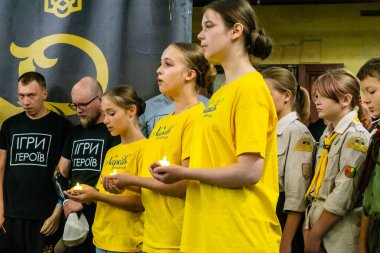 Kharkiv, Ukrayna, 12 Eylül 2025, Heroes NGO Oyunları Ukraynalı askerlerin ciddi şekilde yaralandığı bir spor ve eğitim ekosistemidir. Görevleri iyileşme sürecini kolaylaştırmak..