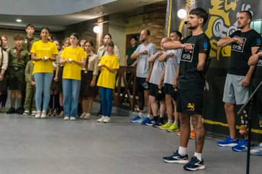 Kharkiv, Ukrayna, 12 Eylül 2025, Heroes NGO Oyunları Ukraynalı askerlerin ciddi şekilde yaralandığı bir spor ve eğitim ekosistemidir. Görevleri iyileşme sürecini kolaylaştırmak..