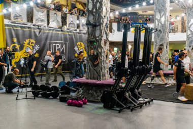 Kharkiv, Ukrayna, 12 Eylül 2025, Heroes NGO Oyunları Ukraynalı askerlerin ciddi şekilde yaralandığı bir spor ve eğitim ekosistemidir. Görevleri iyileşme sürecini kolaylaştırmak..