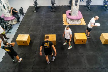 Kharkiv, Ukrayna, 12 Eylül 2025, Heroes NGO Oyunları Ukraynalı askerlerin ciddi şekilde yaralandığı bir spor ve eğitim ekosistemidir. Görevleri iyileşme sürecini kolaylaştırmak..