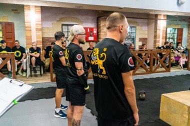 Kharkiv, Ukrayna, 12 Eylül 2025, Heroes NGO Oyunları Ukraynalı askerlerin ciddi şekilde yaralandığı bir spor ve eğitim ekosistemidir. Görevleri iyileşme sürecini kolaylaştırmak..