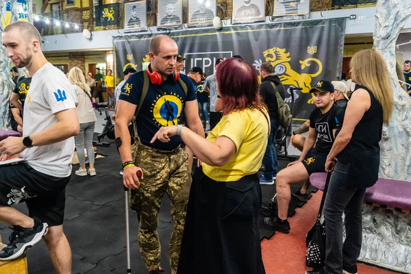 Kharkiv, Ukrayna, 12 Eylül 2025, Heroes NGO Oyunları Ukraynalı askerlerin ciddi şekilde yaralandığı bir spor ve eğitim ekosistemidir. Görevleri iyileşme sürecini kolaylaştırmak..