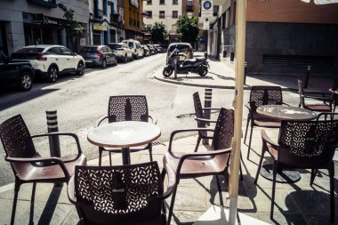 Seville, İspanya, 20 Eylül 2025 Sevilla şehir merkezindeki tarihi Remedios bölgesinin mimari ve şehir manzarası.