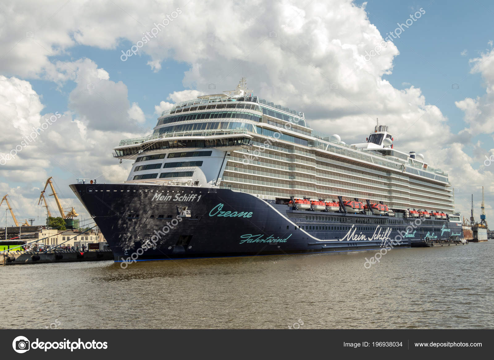 Klaipeda Hafen Litauen 2018 Kamen Neue Beeindruckende Größe