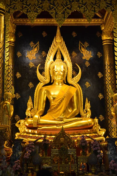 Phra Buddha Chinnarat Estatua Buda Templo Wat Phra Sri Rattana — Foto de Stock