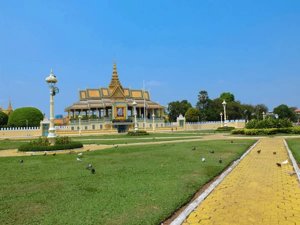 Complejo Palacio Real Phnom Penh Camboya Punto Referencia Turístico Afamous —  Fotos de Stock