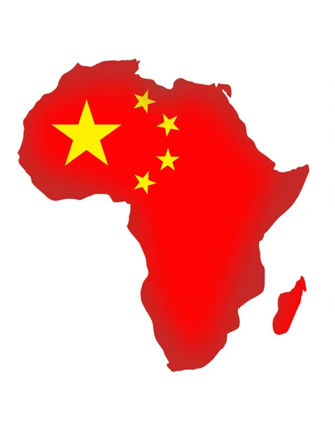 Концепция Имиджа Китайско Африканских Экономических Отношений Двусторонняя Торговля Инвестиции Китая — стоковое фото