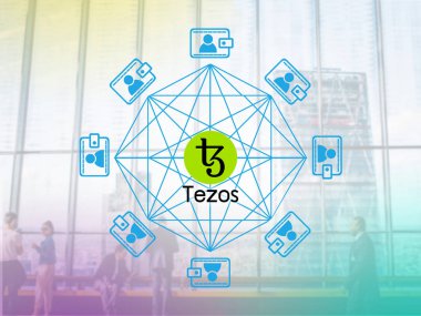 Tezos sikke, bir Cryptocurrency blockchain platformu, dijital para kavramı