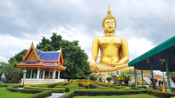 Heaven and Hell Statue at Wat Muang Temple, Ang Thong Province, thailand