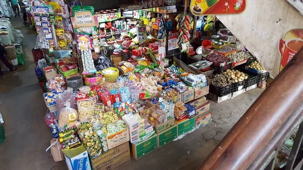 Lat Vietnam Května 2018 Dalat Trh Slavné Místní Trh Městě — Stock fotografie