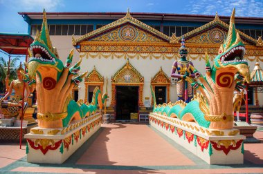 Wat Chaiyayangalaram, Penang, Malezya içinde Uyuyan Buda ile Tay Tapınağı