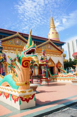 Wat Chaiyayangalaram, Penang, Malezya içinde Uyuyan Buda ile Tay Tapınağı
