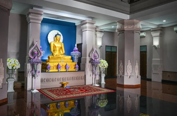 Wat Panyanuntharam Tempio Panya Nuntharam Tempio Buddista Internazionale Mahabodhi Della — Foto Stock