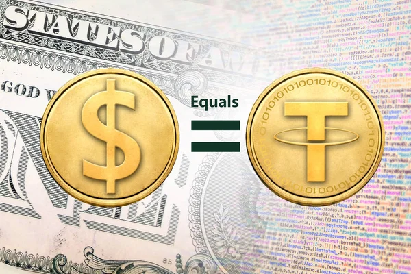 Urgan (veya kontrol) kavramı bize dolar, Cryptocurrency TR1 eşittir