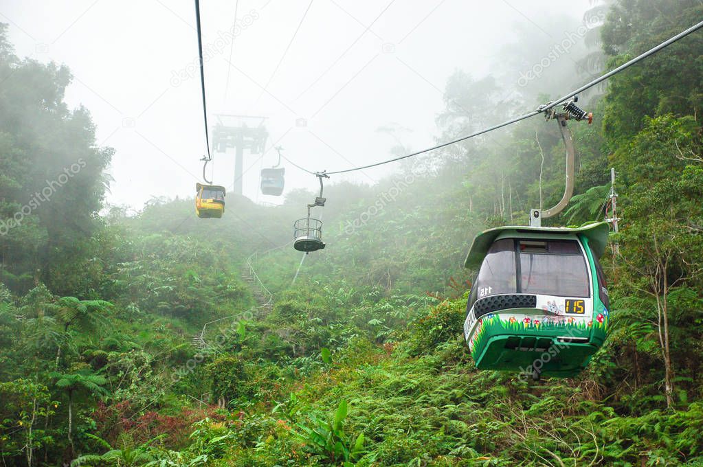 Skyway cable car, genting, malaysia