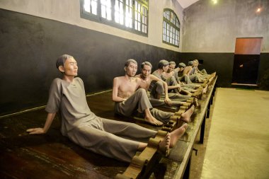 Hoa Lo Prison Museum in Hanoi, Vietnam