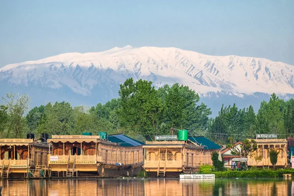 Srinagar India Aprile 2017 Stile Vita Nel Lago Dal Persone — Foto Stock