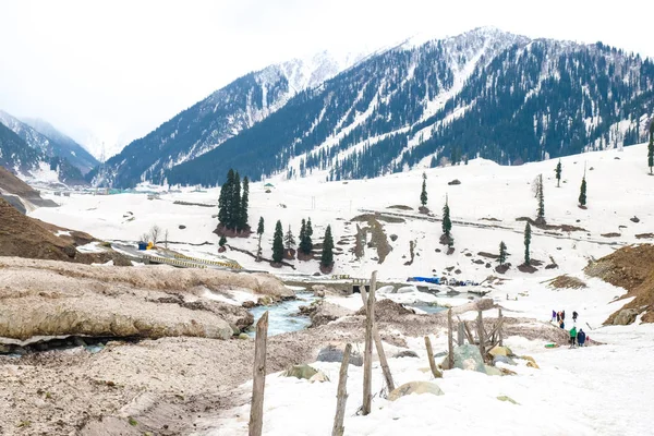Montagne Innevate Sonamarg Jammu Kashmir India — Foto Stock