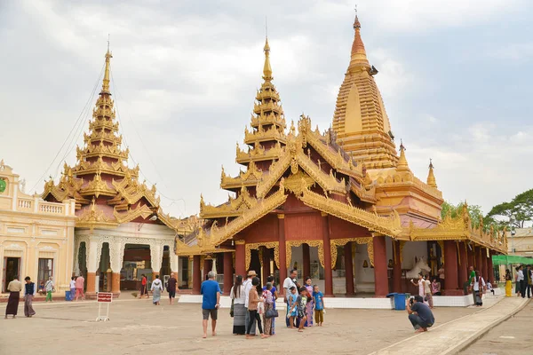 Bagan Myanmar Abril 2016 Pagoda Shwezigon Myanmar —  Fotos de Stock