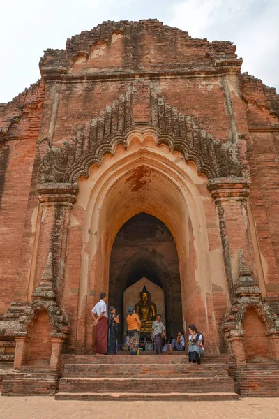 Bagan Myanmar April 2016 Dahmmayan Gyi Phaya Bagan Myanmar — Stock Photo, Image