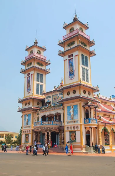 Tay Ninh Vietnam Marzo 2013 Templo Cao Dai Tay Ninh —  Fotos de Stock