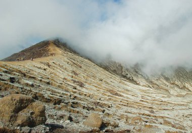 Kawah Ijen vulcano, Doğu Java, Endonezya