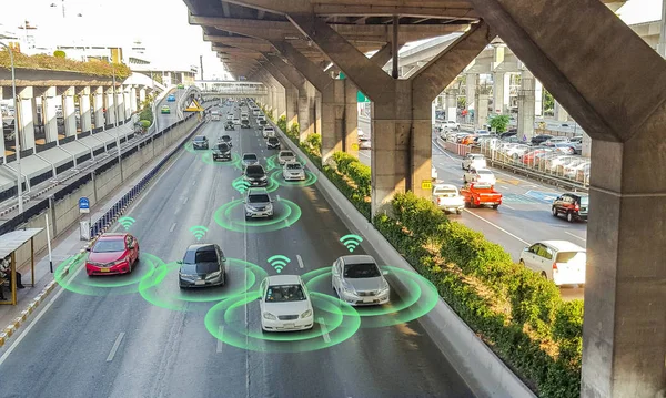 Smart car, self-driving mode vehicle with Radar signal system and and wireless communication, Autonomous car