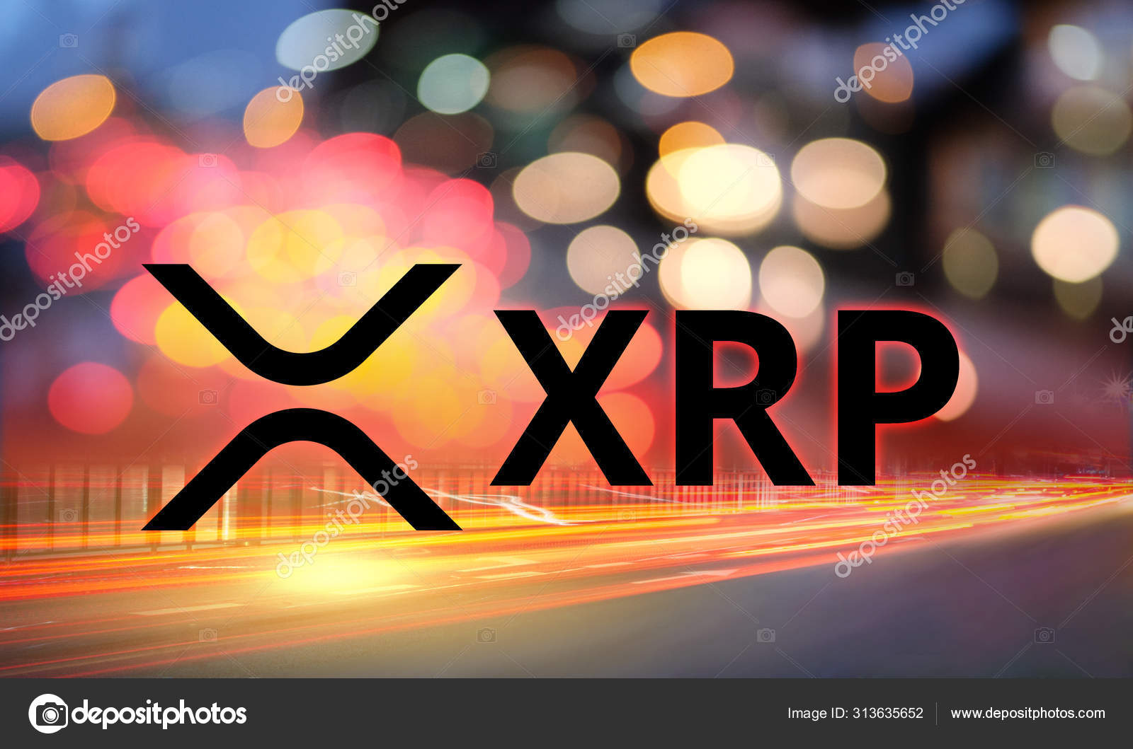 Concept of XRP Ripple moving fast on the road, a Cryptocurrency blockchain  platform , Digital money — Stock Editorial Photo © giggswalk #313635652