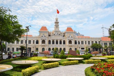 Ho Chi Minh City, Vietnam - 7 Mart 2013: Ho Chi Minh City Hall