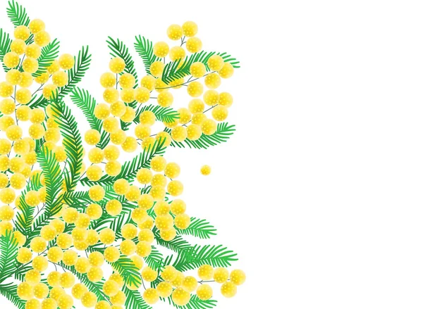 Fondo de naturaleza vectorial con símbolo de la primavera — Archivo Imágenes Vectoriales