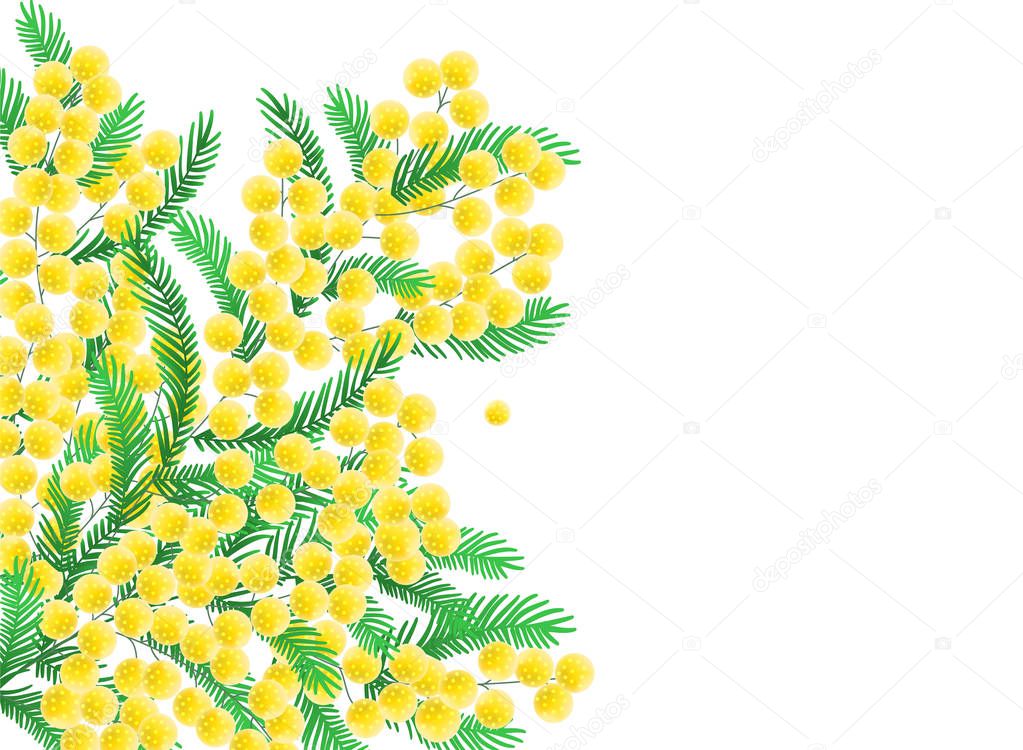 Vector nature background with simbol of spring